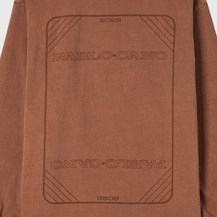PABLO CANO BROWN LOOSE LS TSHIRT