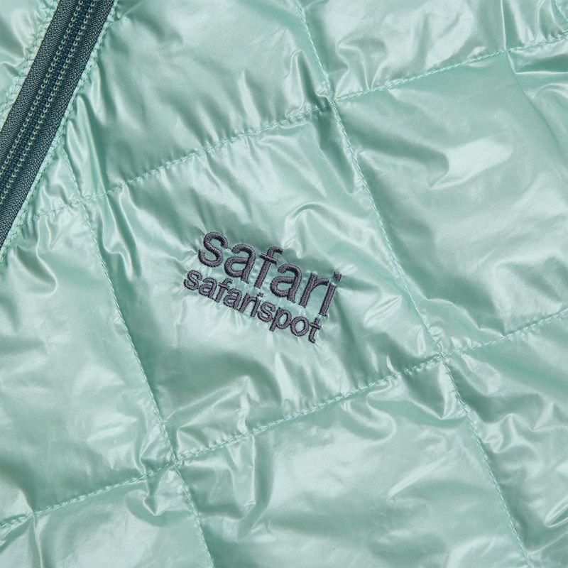 1/2 REVERSIBLE TWO COLOR LIGHT DOWN JACKET (TURQUOISE/MINT)