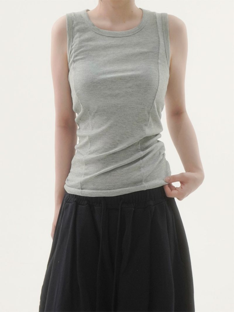 Ribble ribbed sleeveless -4C