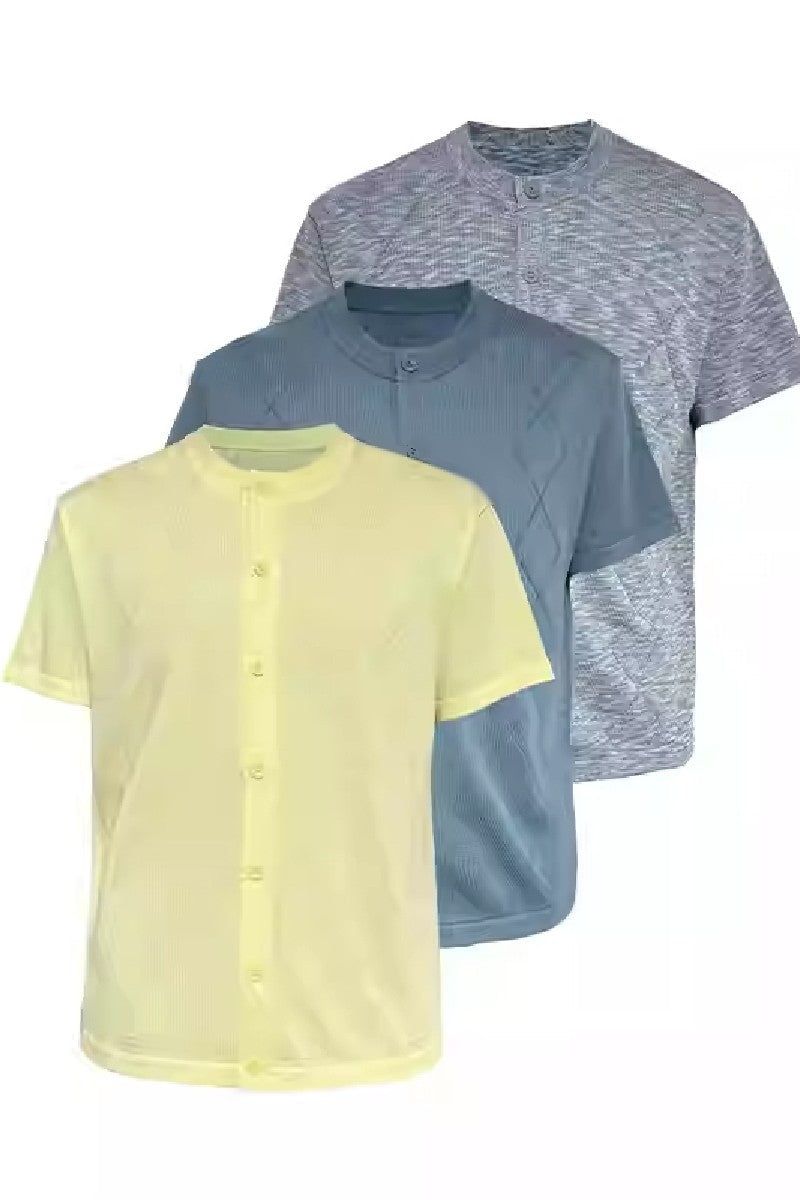 JCAESAR（ジュリウス・シーザー）の「Geometric Knit Ice Silk Cardigan（Tops）」