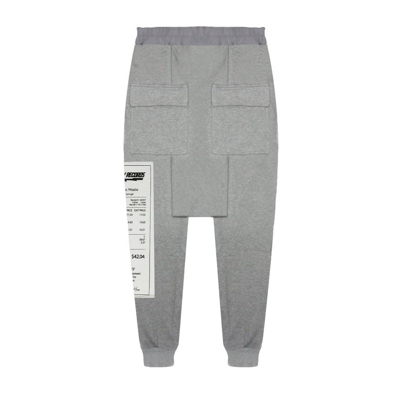 Receipt Patch Sarouel Pants