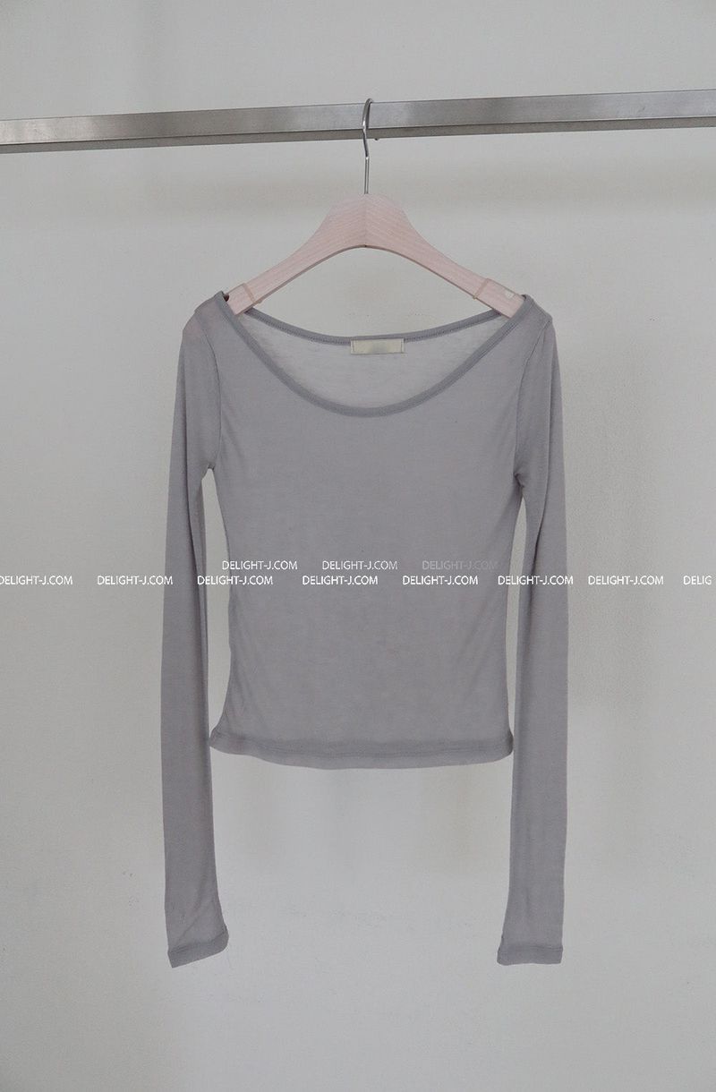 See-Through Thin and Slim T-Shirt