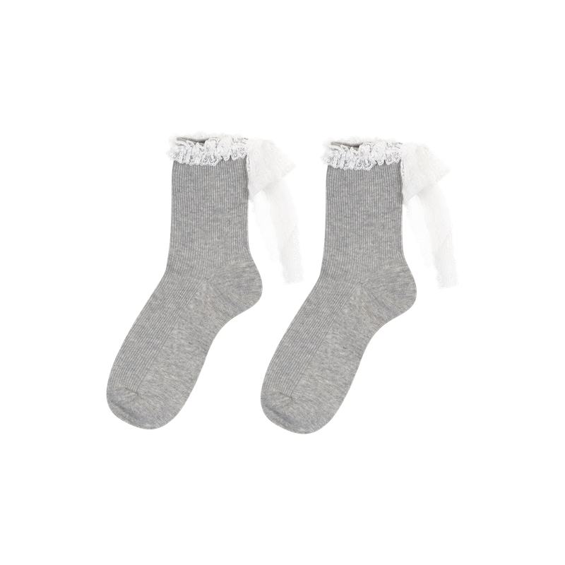 [2EA 1SET] BOUQUET LACE SOCKS
