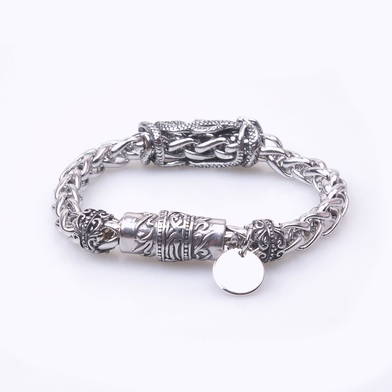 chubasco（チュバスコ）の「STAINLESS STEEL BRACELET SNAKE SKULL SSBS01（Accessories）」