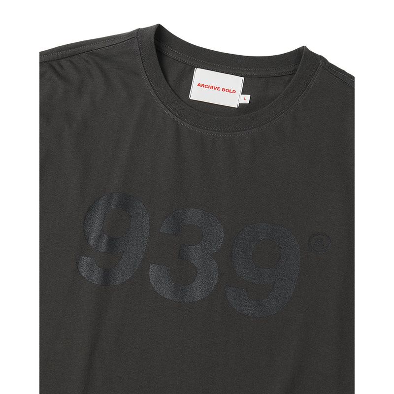 939 LOGO T-SHIRTS (DARK GRAY)