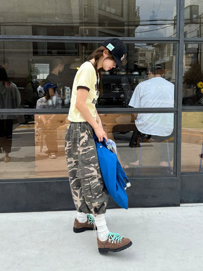 camo bermuda cargo pants