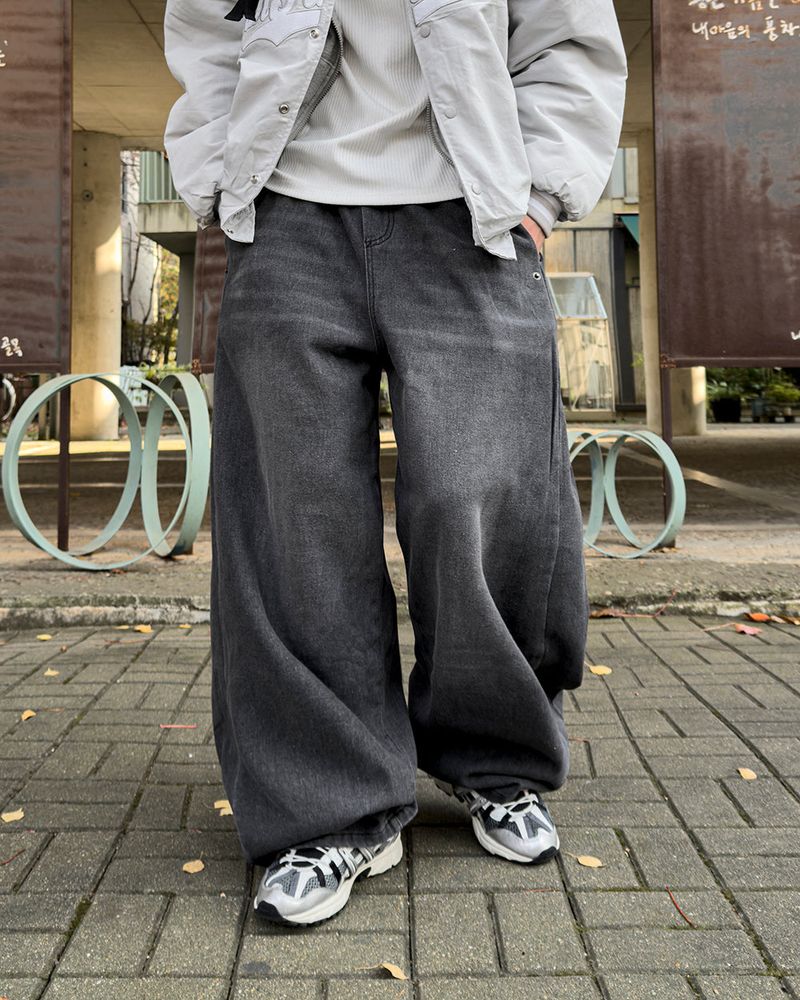 Avan Snap Balloon Fleece Denim
