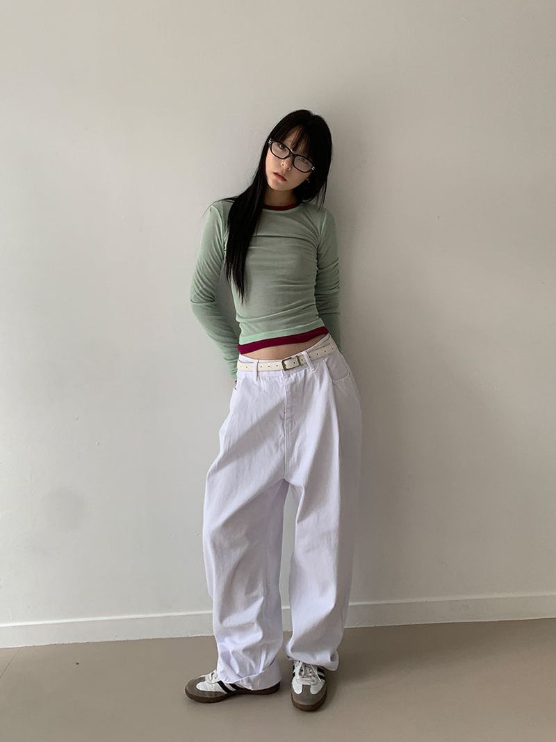 COTTON PINTUCK JEANS (2C)