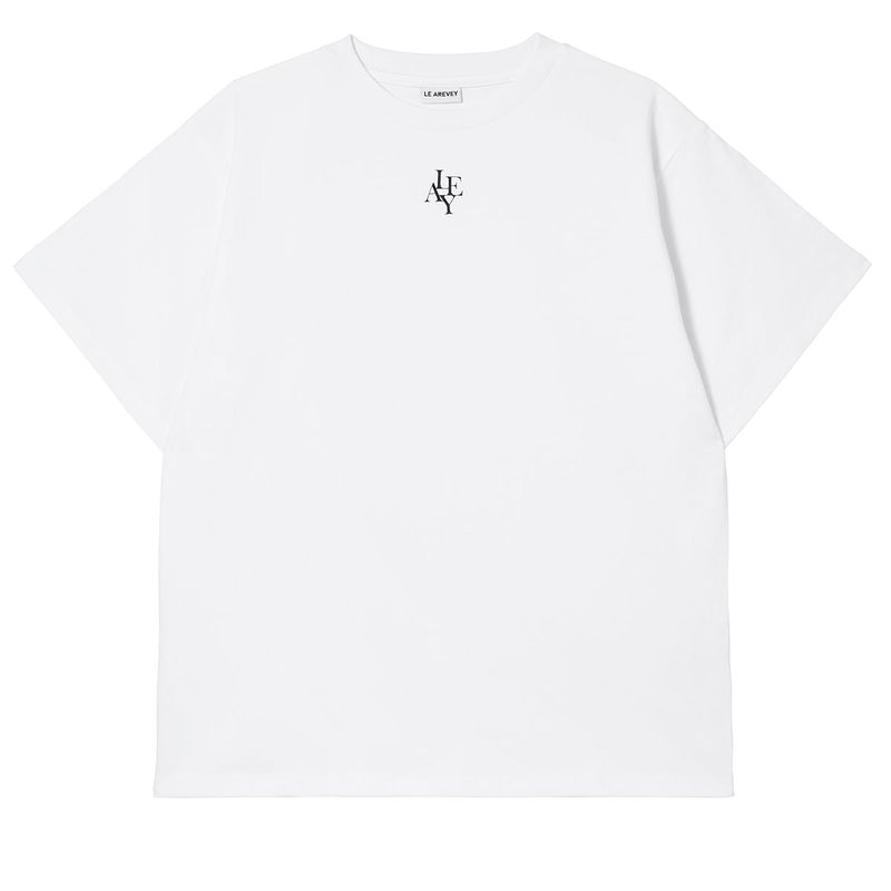 LE AREVEY（アルヴェイ）の「SYMBOL NECKLESS T-SHIRT WHITE [WOMAN]（Tops）」