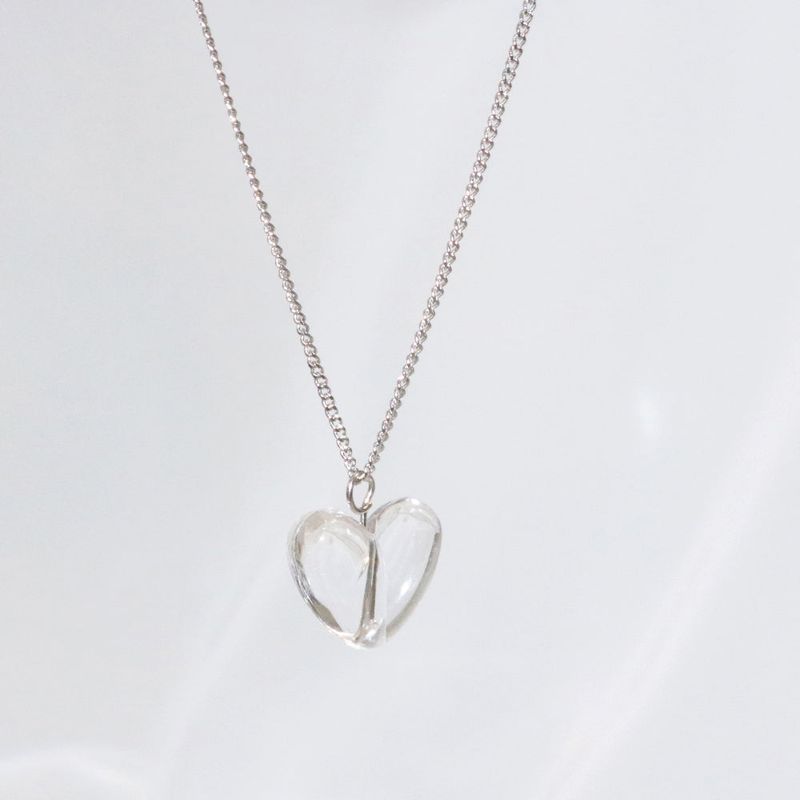 clear mood layered necklace