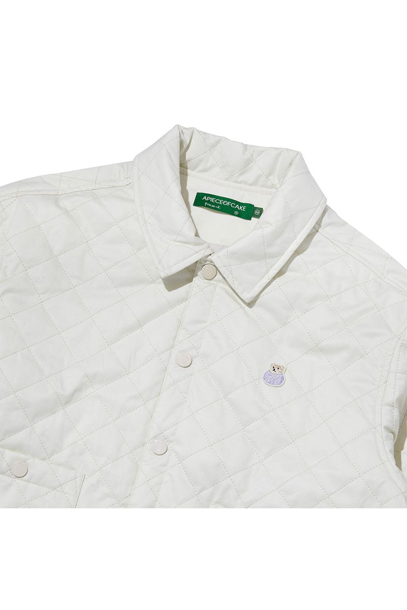 Quilting 2Way Shirt Jacket_Ivory