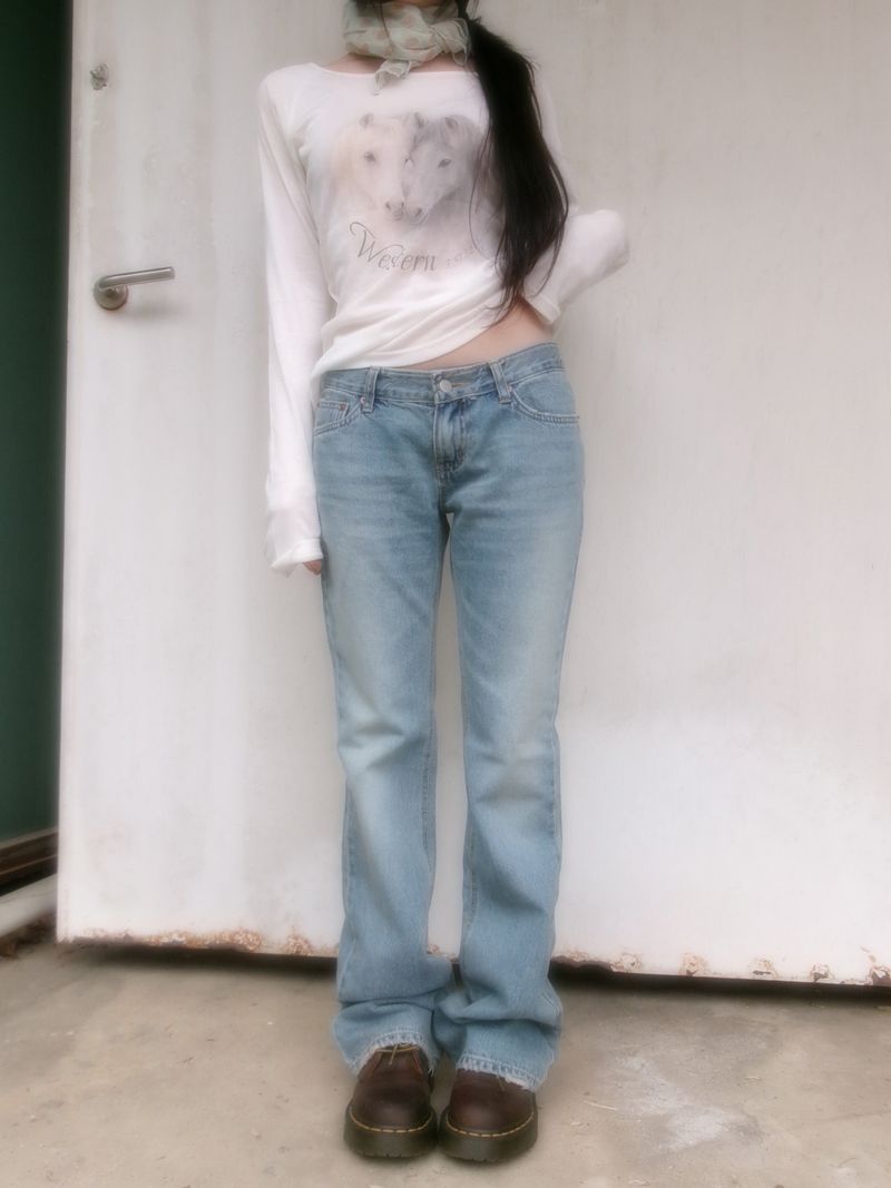 ZELENA（ゼレナ）の「low-rise bootcut（Pants）」