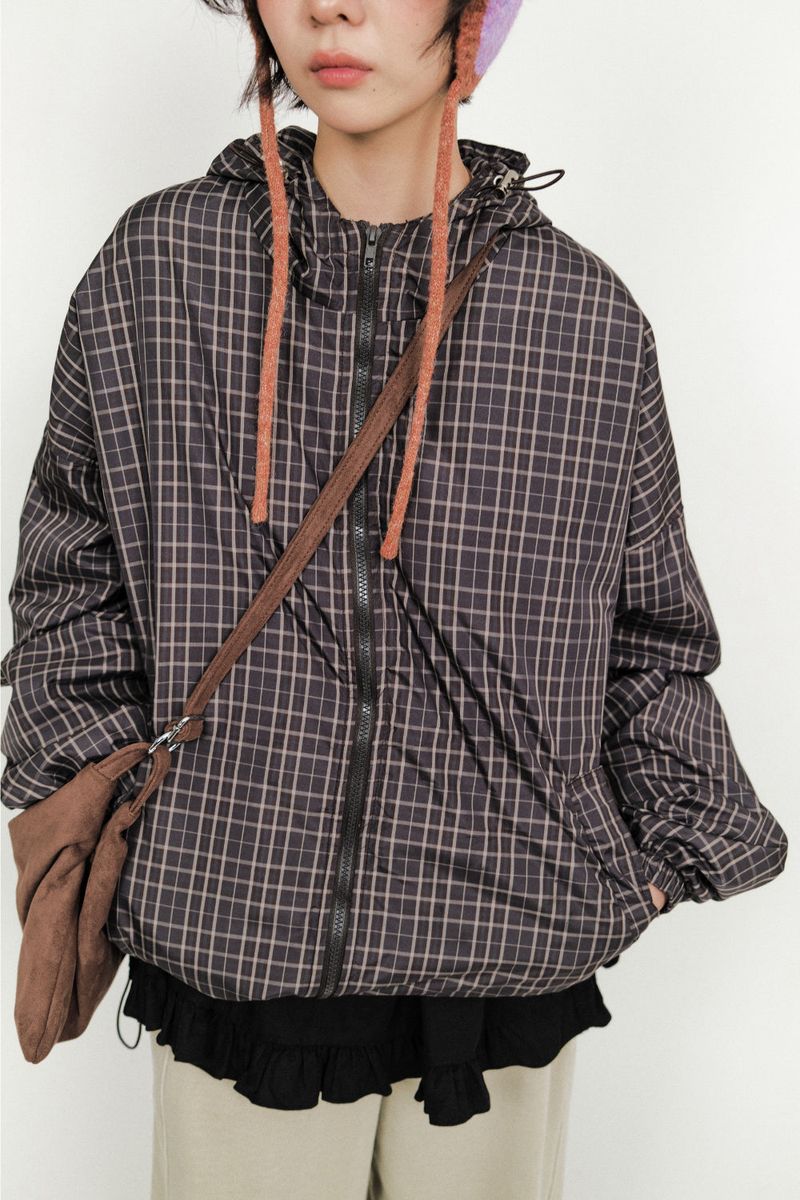 Gourmet Check Windbreaker(3color)