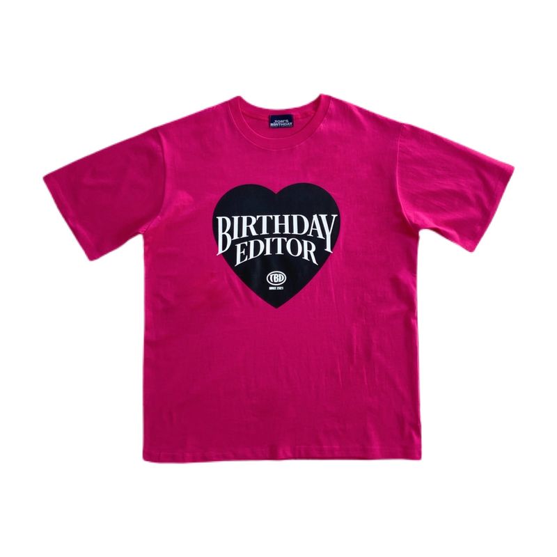 TOM'S BIRTHDAY（トムズバースデー）の「TOM'S BIG HEARTS HALF-T PINK（Tops）」