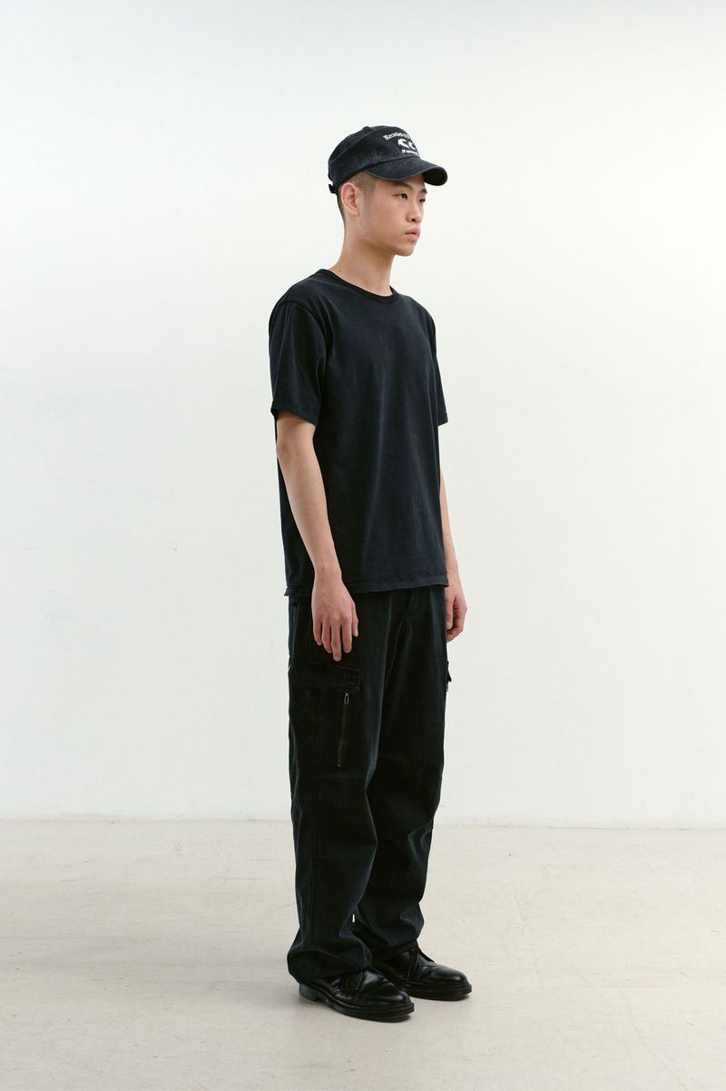 Mixed Fabric m65 Pants (Washed Black)