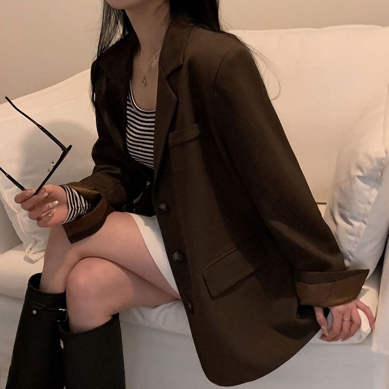 [BELLIDE MADE] Macchiato oversized fit blazer jacket