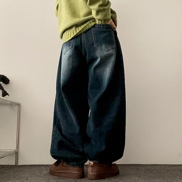hijjoo(ハイチュー)の「Nad side pin tuck snap wide denim pants(Pants)」