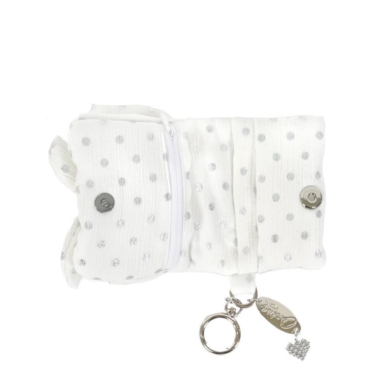 Ribbon wallet_dot white