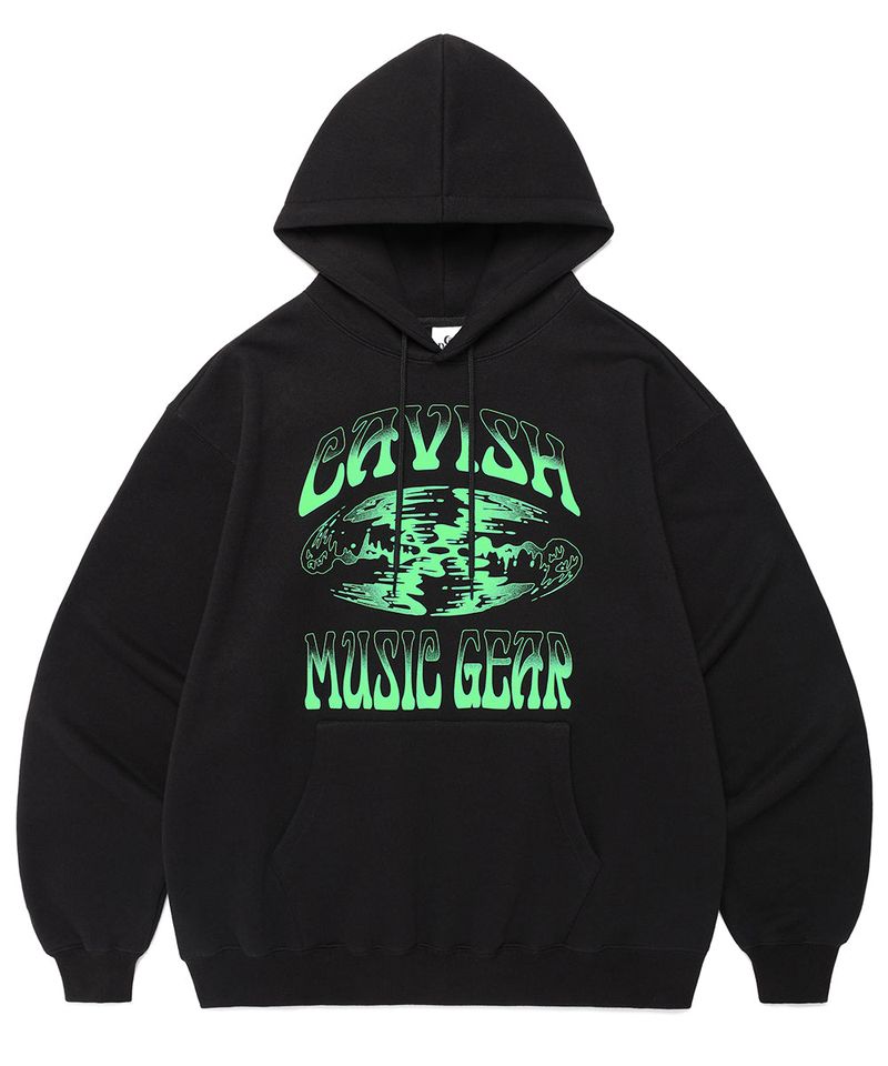 cavish（カビシ）の「MUSIC GEAR HOODIE BLACK(CV2FSUM403A)（Tops）」
