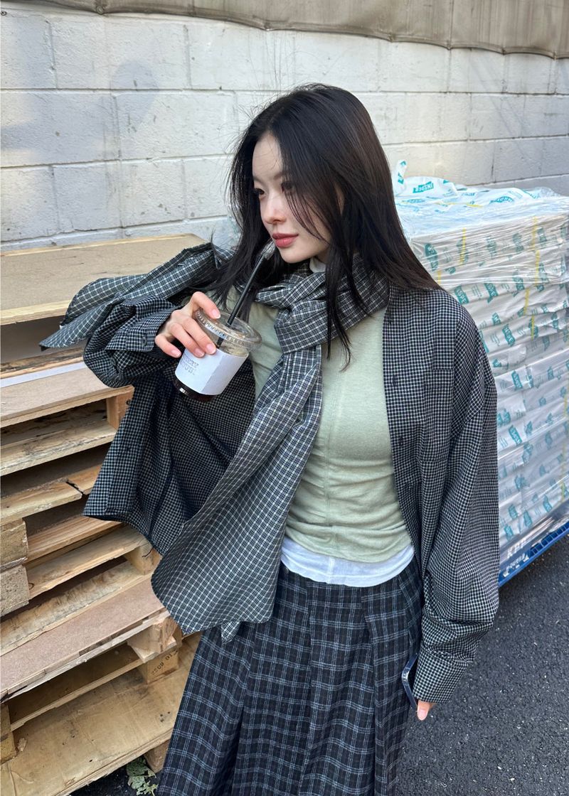 WOOHWA(ウファ)の「 BASIC HIGHNECK TOP(Tops)」