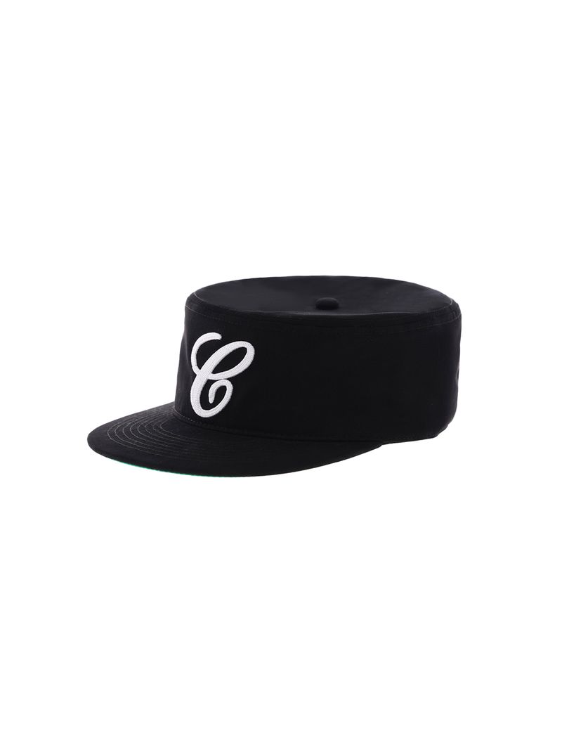 6CRAYON(シックスクレヨン)の「6CRAYON Vintage Flat Top Casual Baseball Cap - Black(Hats)」