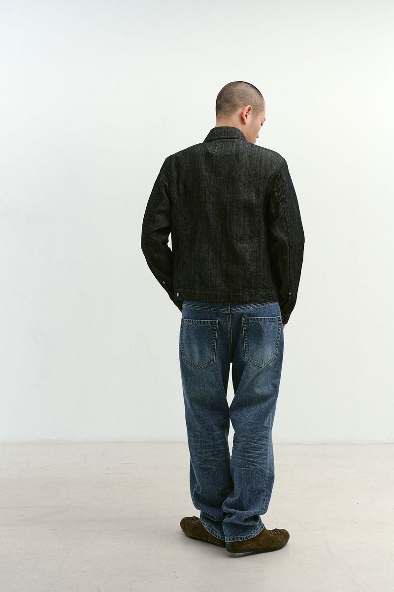 Linen Engineered Jacket (Black)