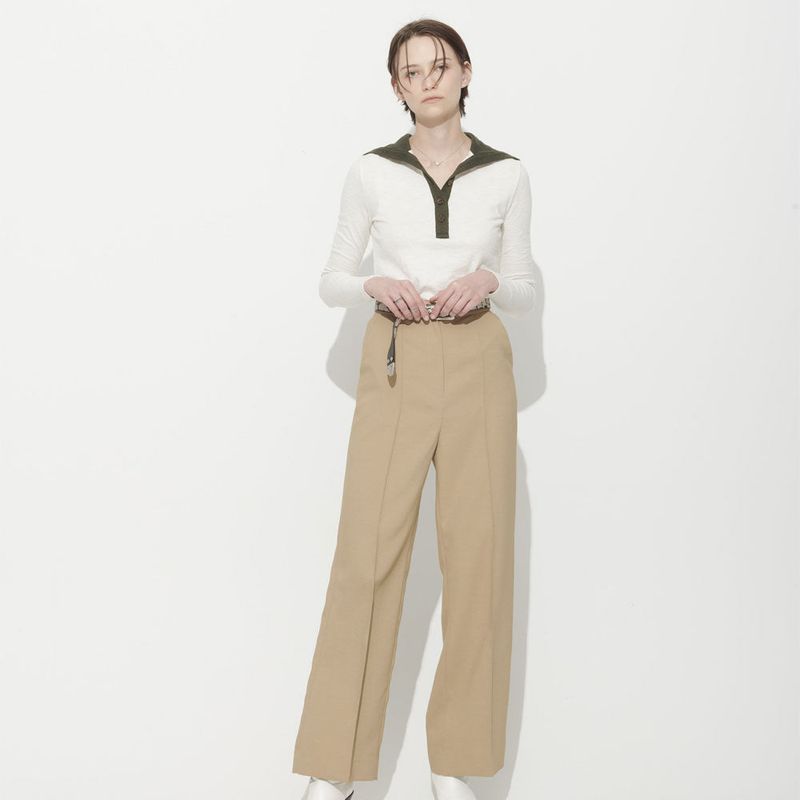  AVA TURTLE NECK TOP, IVORY