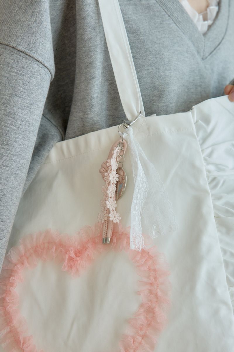 LOVE LETTER FRILL SHOULDER BAG