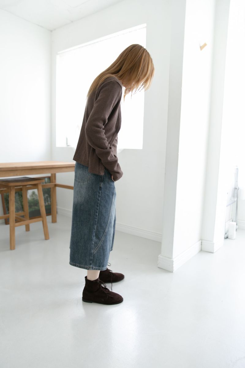 dark blue bermuda pants(S-M)