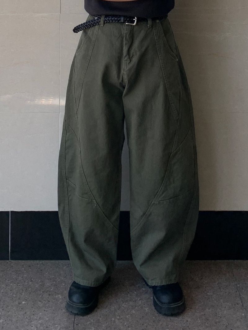 Taya Incised Cotton Pants