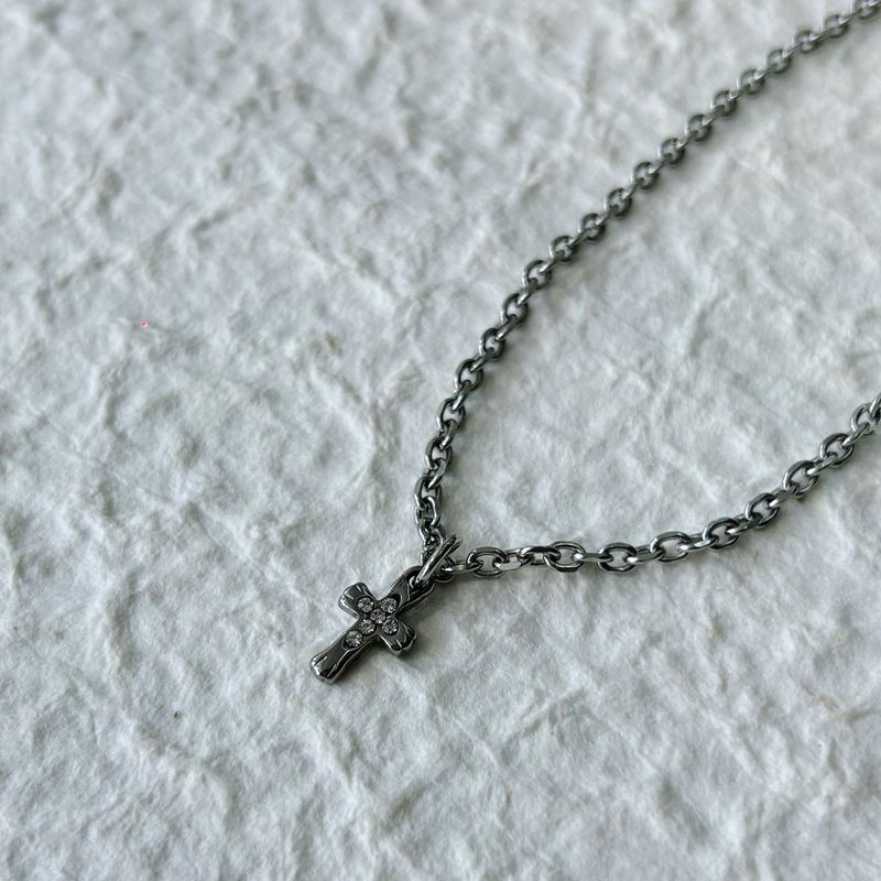 Glimmer Cross Chain Necklace