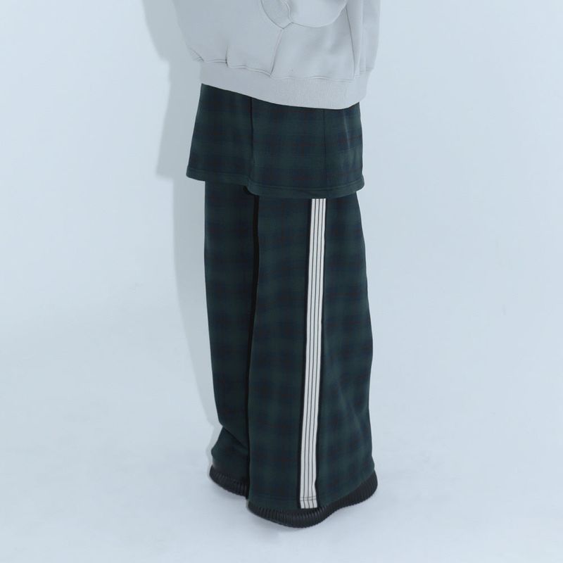 ZEPETO X layered skirt pants - GREEN