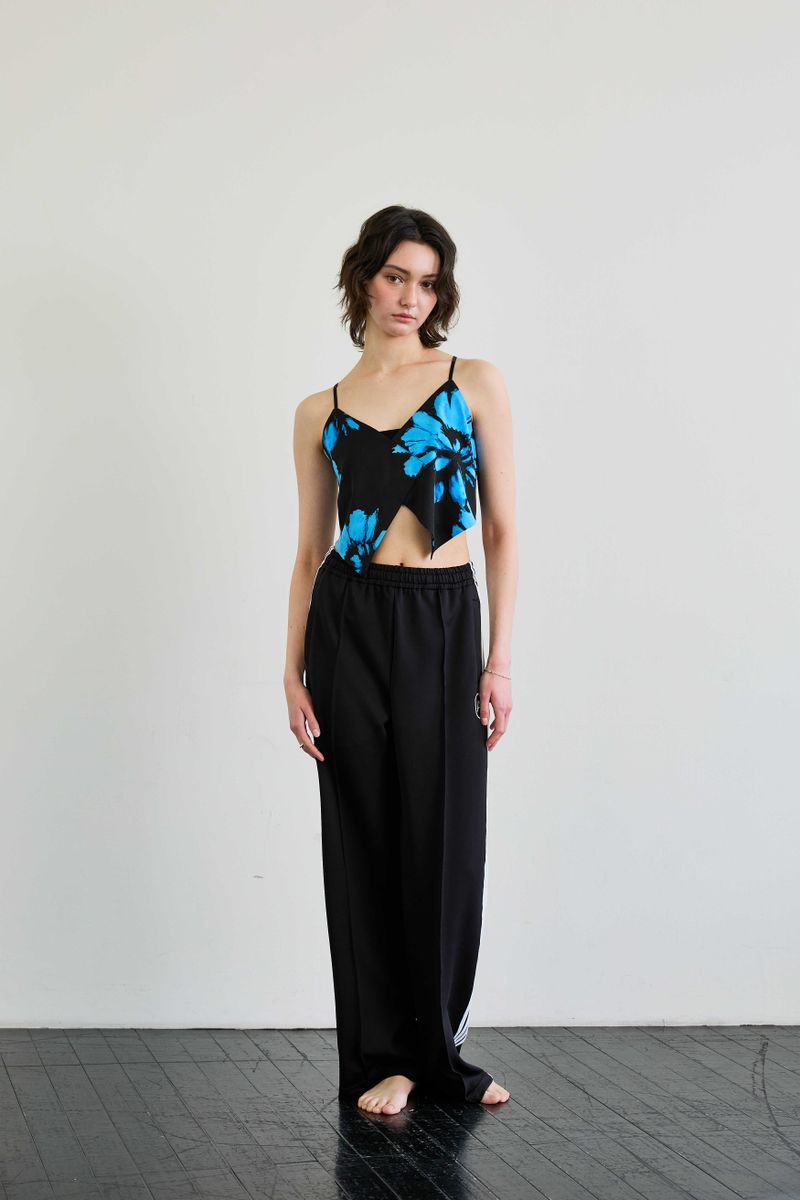 FLUTTER TOP / BLUE