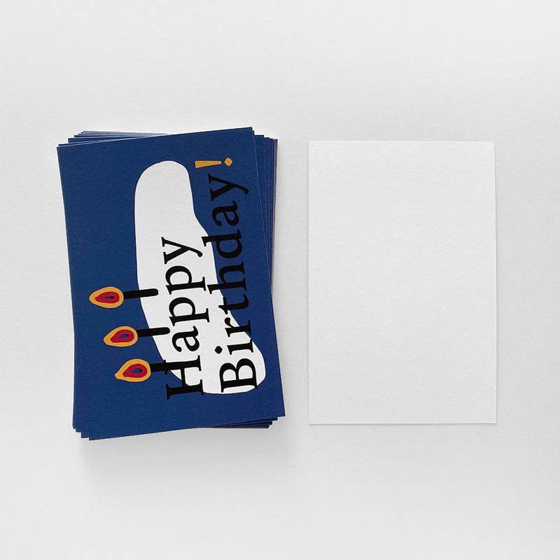 Birthday Cake Postcard