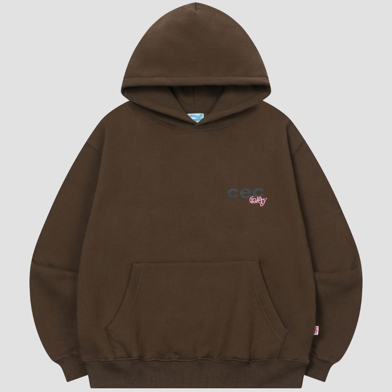 CHANCECHANCE（チャンスチャンス）の「CEC GALLERY HOODIE(BROWN)（Tops）」