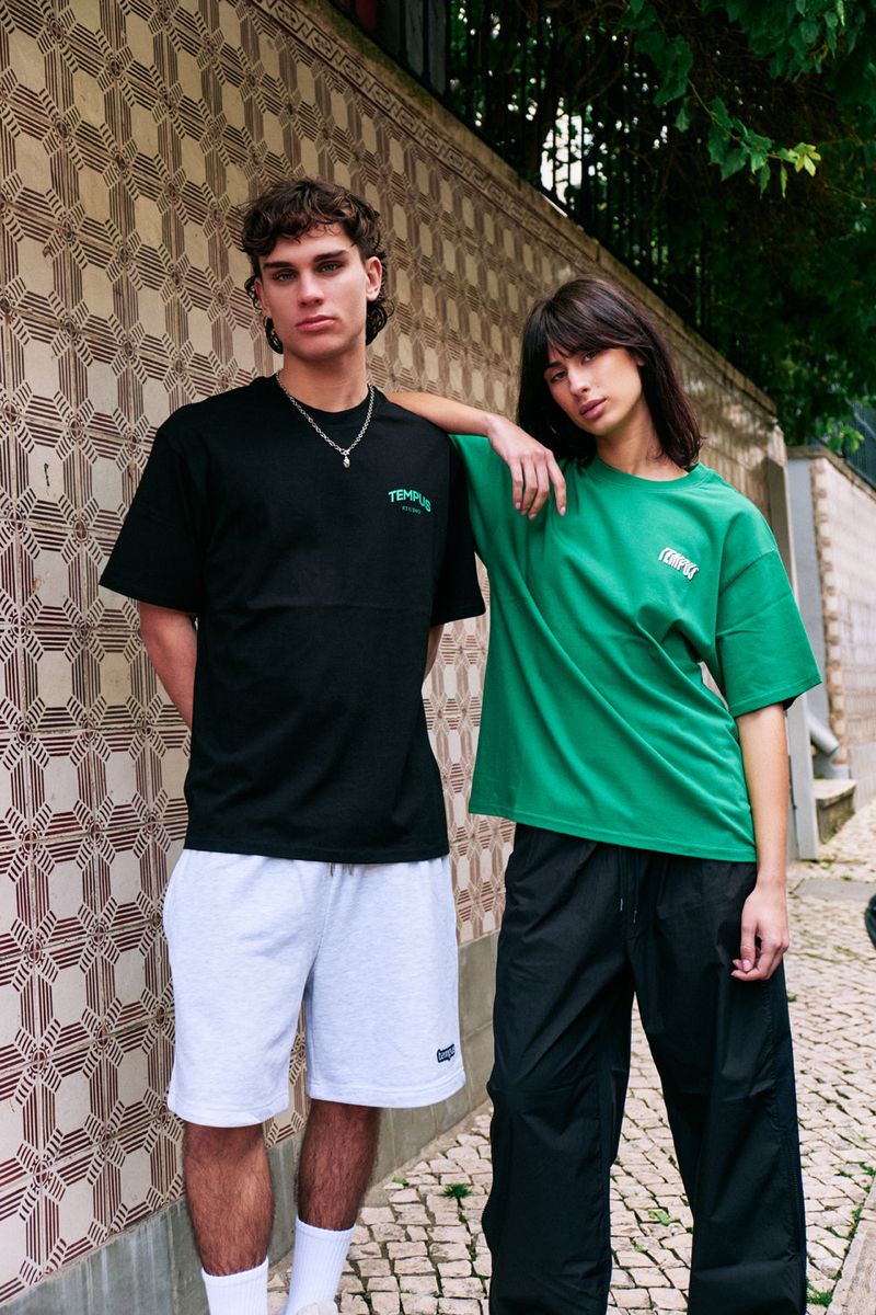 CLOUD GRAPHIC T-SHIRT [GREEN]