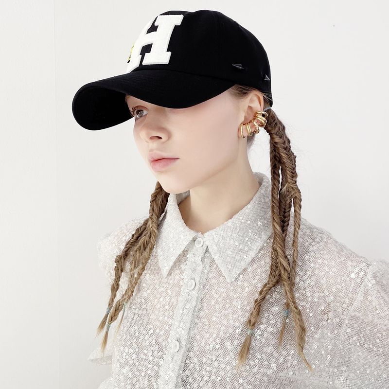 H-BALL CAP_BLACK