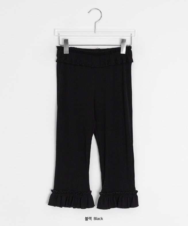 Coor Capri Frill Leggings Pants