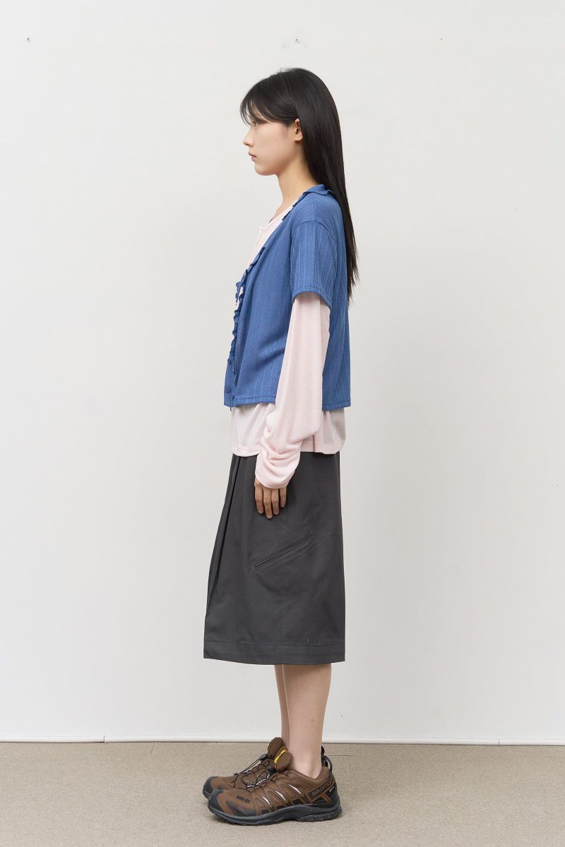 (W) Sua Ruffle Cardigan