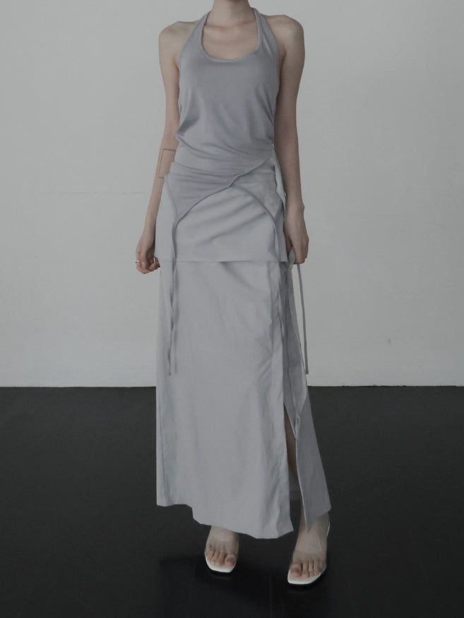 E-Sen Layered Wrap Skirt
