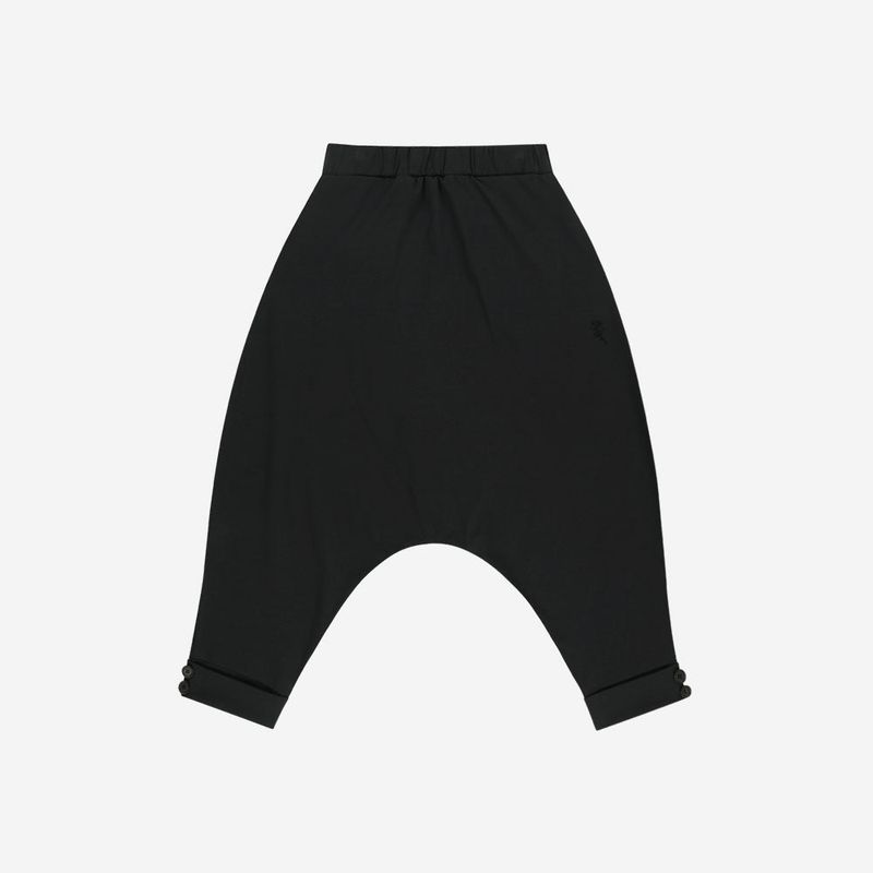 Capri Baggy Pants / Black