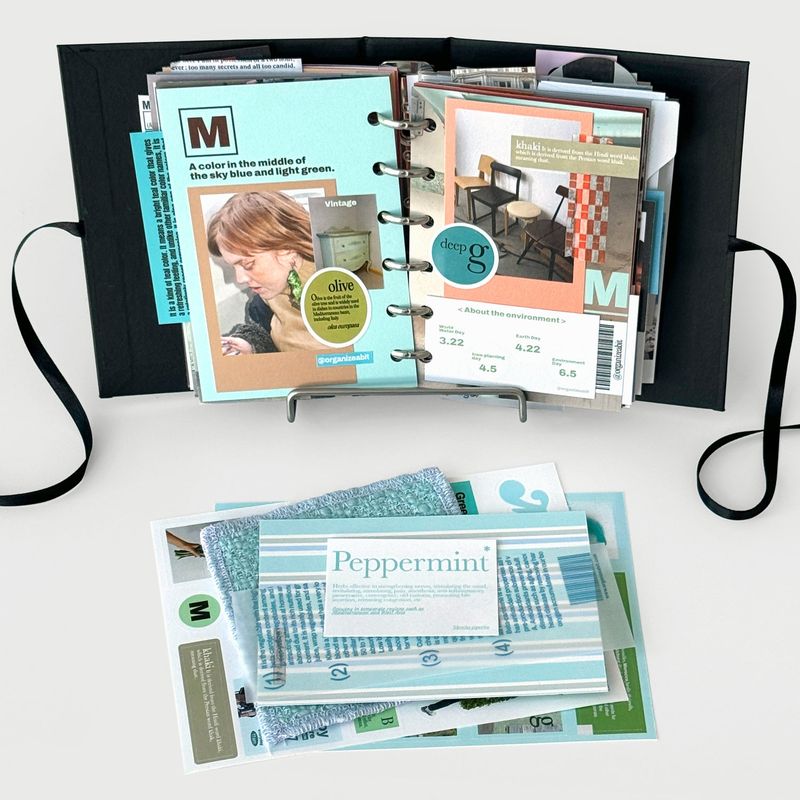 oab tone pack mint / scrap sticker set