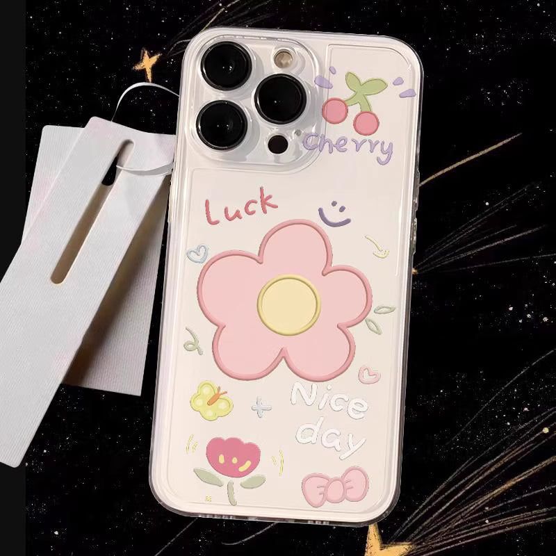 CLAIT AOUF(クレイト アウフ)の「サマーフレッシュフラワースマホケース for iPhone 16 Pro Max(スマホグッズ/小物)」
