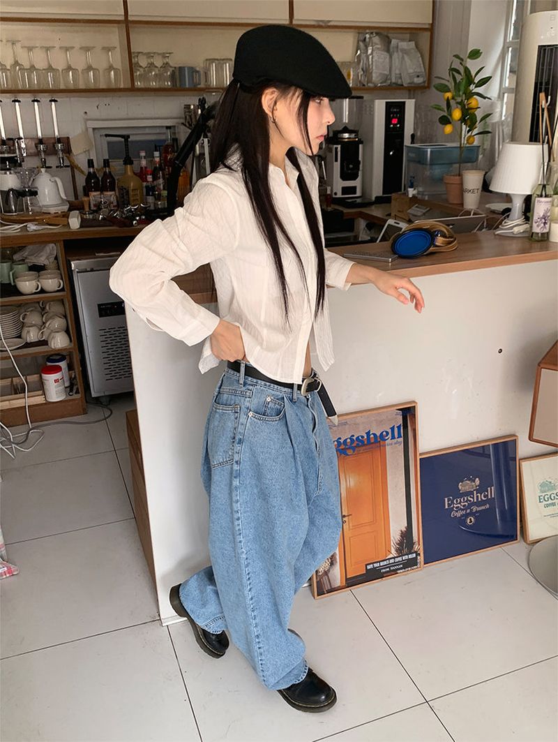 FORMAL PINTUCK JEANS
