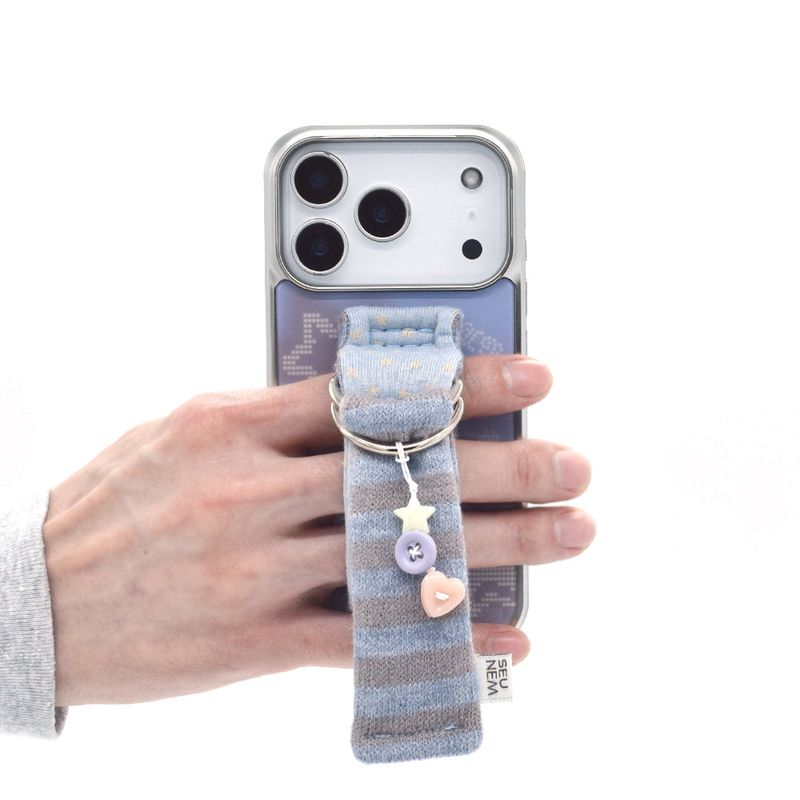 SUN CASE BUTTON BELT BLUE