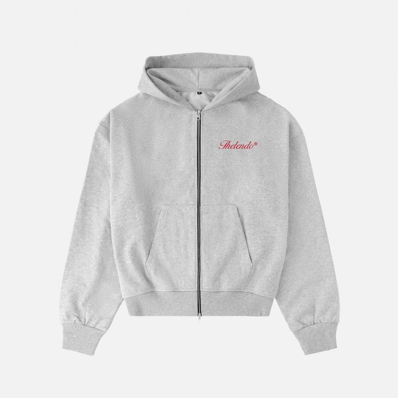 Cherry Zip-Up Hoodie