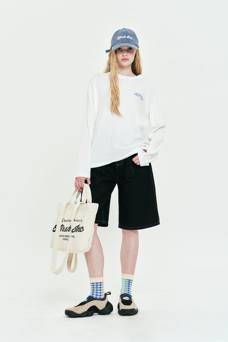 BOHEMIAN GRAPHIC LONG SLEEVE [WHITE]