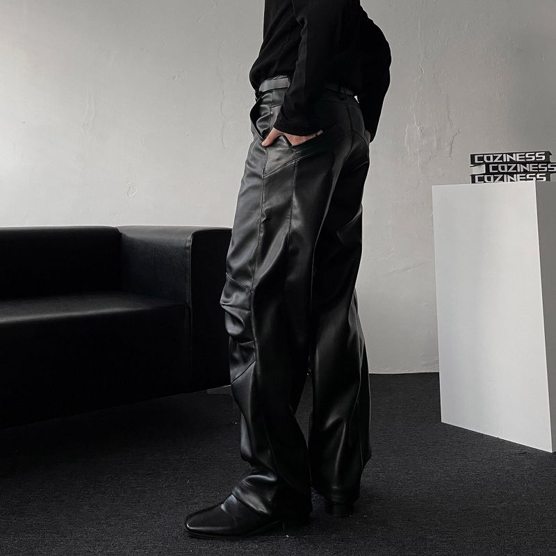 YM Division Leather Pants (S ~ L)