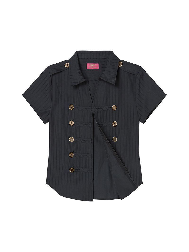 NAPOLEON SHIRT BLACK