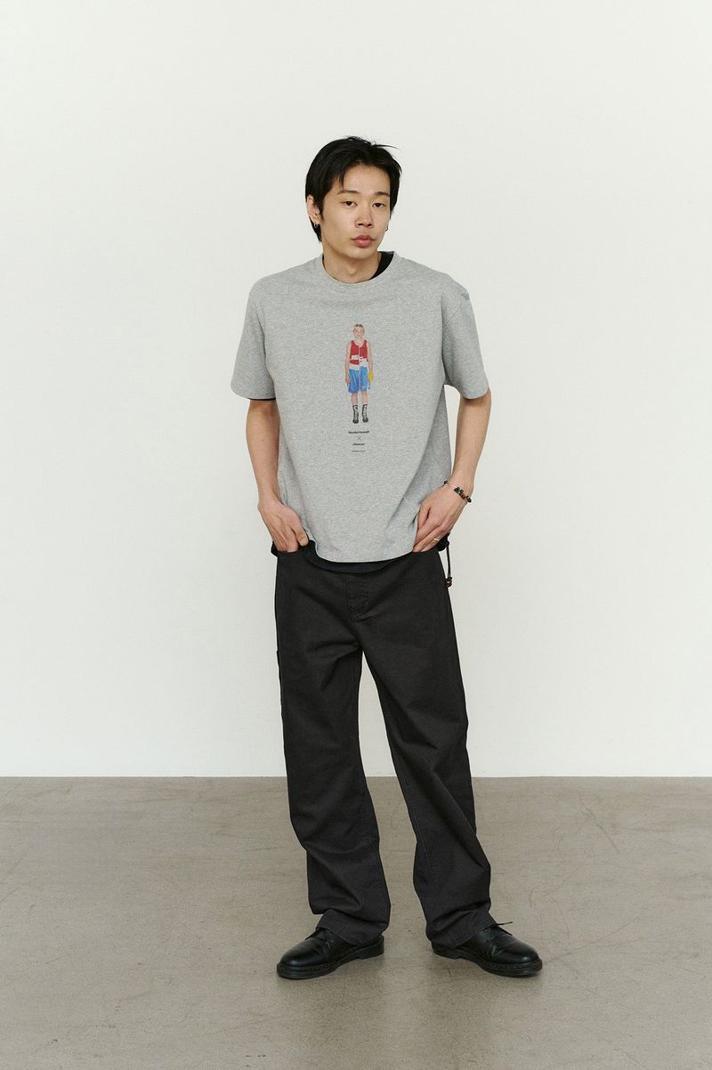 ローライズ フィット カチオン レギュラー パンツ (Washed Black)